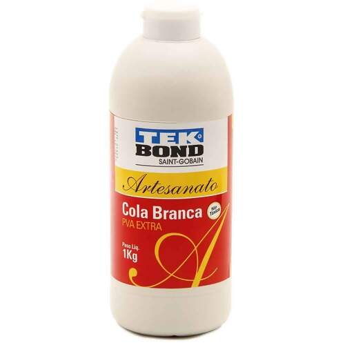 Cola Branca PVA Extra Tek Bond Artesanato 01Kg