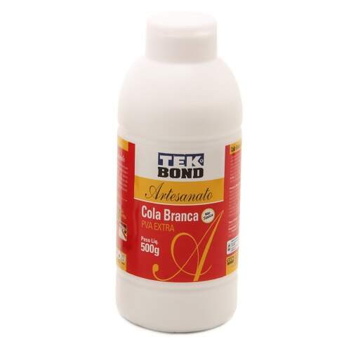Cola Branca PVA Extra Tek Bond Artesanato 500 gramas