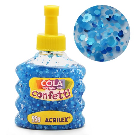 Cola Confetti Acrilex R.02495 95g