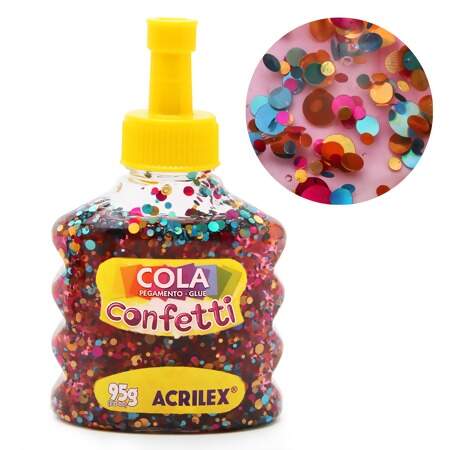 Cola Confetti Acrilex R.02495 95g