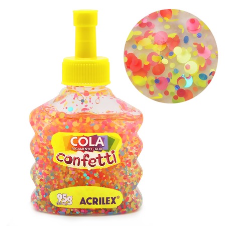 Cola Confetti Acrilex R.02495 95g