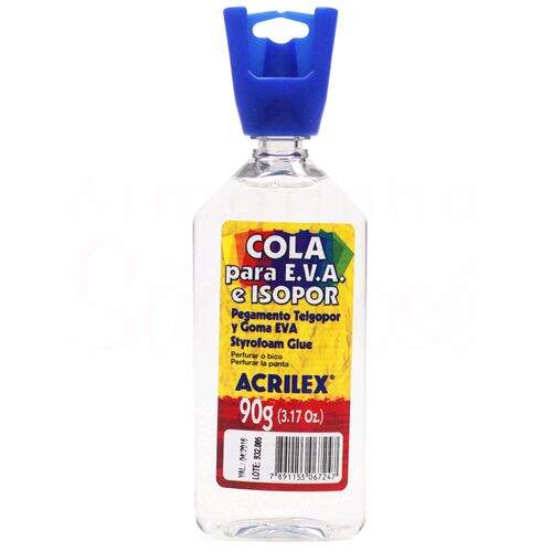 Cola Acrilex EVA e Isopor Ref.17390 90g