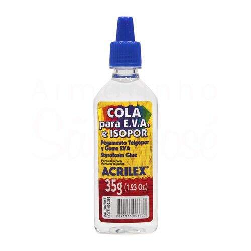 Cola Acrilex EVA e Isopor Ref.17335 35g