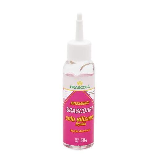 Cola de Silicone Brascola Brascoart para Artesanato com 50g