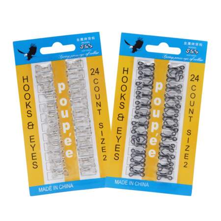 Colchete de Gancho N.2 com 24 Und