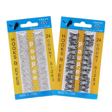 Colchete de Gancho N.3 com 24 Und