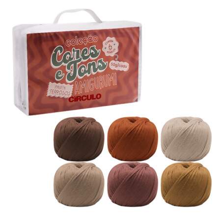 Coleção Cores e Tons Amigurumi Circulo