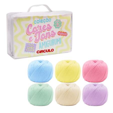 Coleção Cores e Tons Amigurumi Circulo