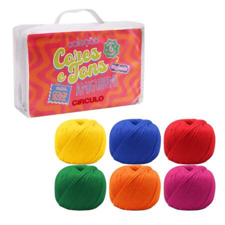 Coleção Cores e Tons Amigurumi Circulo