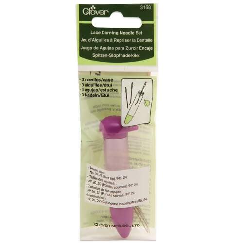 Conjunto de Agulhas Para Cerzi Clover Ref.3168 Roxo Com 03 Und