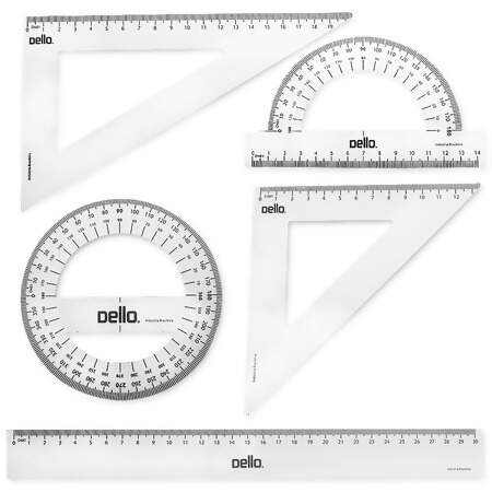 Conjunto para Desenho Escolar 1º e 2º grau Dello 8700.H