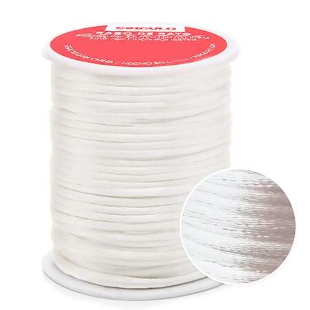 Cordão de Cetim Rabo de Rato Circulo 2,5mm com 50mts