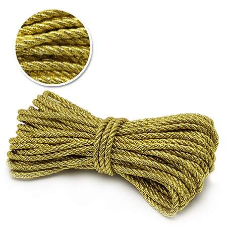 Cordão São Francisco Metalizado São José Ref.02/15 5mm com 10mts