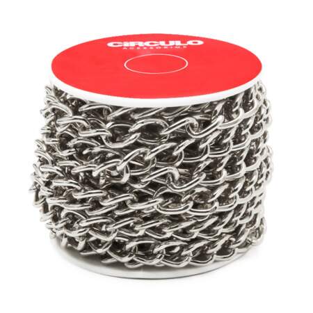 Corrente de Metal Circulo 10mm 448958 com 5mts