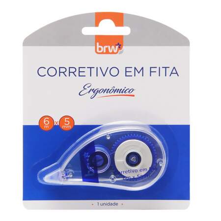 Corretivo em Fita BRW 5mm x 6m CFT1002