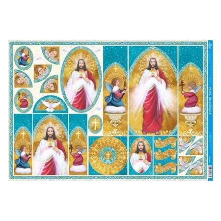 Papel para Decoupage Litoarte 34,3cm x 49cm - Modelos III