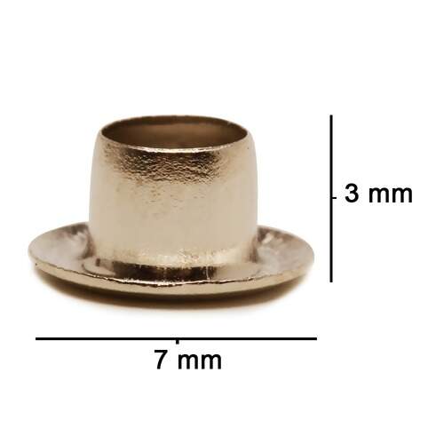 Ilhós Eberle 108/45F 4 mm sem arruela pacote com 1000 unidades