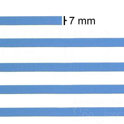 Elástico Colombe Colorido São José N.12 7mm com 10mts