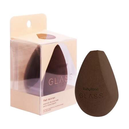 Esponja de Maquiagem Flat Mirror Glass Ruby Rose