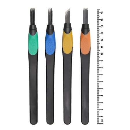Kit Mini Formão Keramik Ref.9860 com 4 Und
