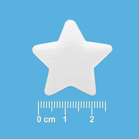 Estrela de Isopor 25 R.5141 25mm com 12 Und