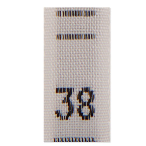 Etiqueta Haco de Numeração Bordada Cortada com 200 Und