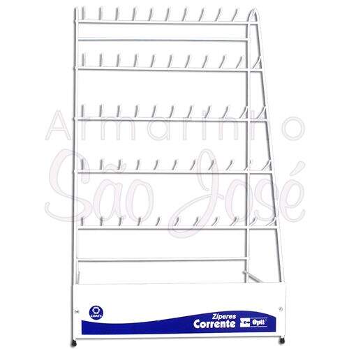 Expositor de Ziper Cheio para Balcão Coats