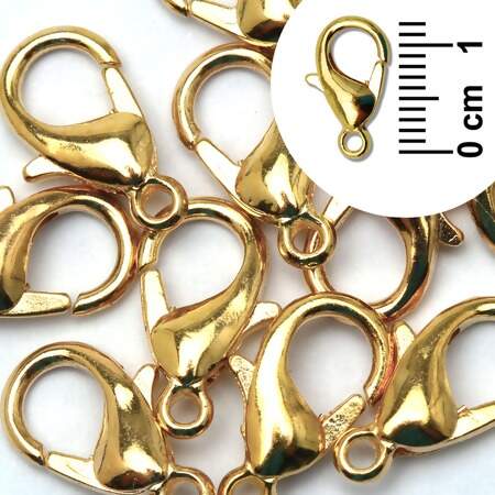 Fecho Lagosta 12mm com 10 Und