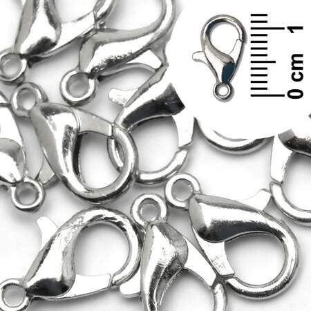 Fecho Lagosta 12mm com 10 Und