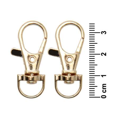 Fecho Mosquetão 34mm com 10 Und
