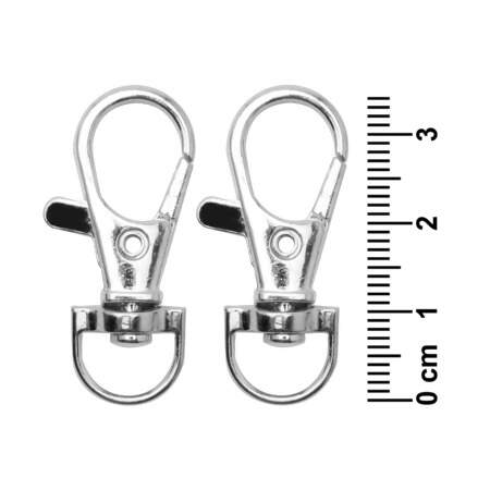Fecho Mosquetão 34mm com 10 Und