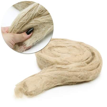 Fibra de Juta Cardada Castanhal com 250g