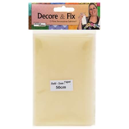 Refil Filme Termocolante s/ Papel  37cm x 50 cm - Decore & Fix