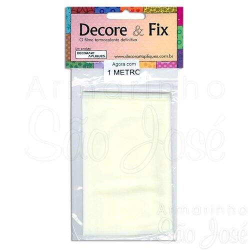 Refil Filme Termocolante s/ Papel  37cm x 1 mt - Decore & Fix