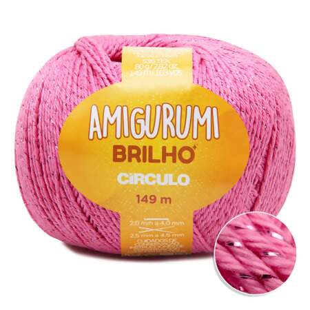 Fio Amigurumi Brilho Circulo 149mts