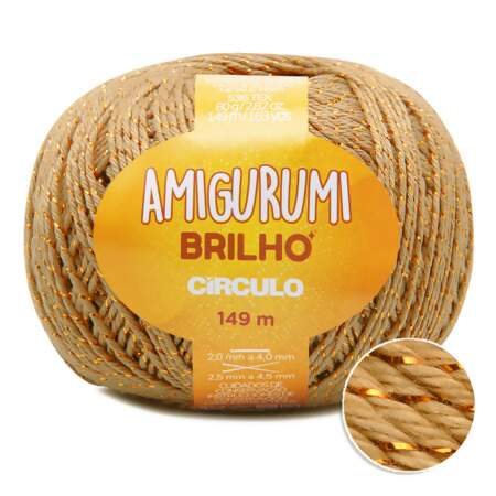 Fio Amigurumi Brilho Circulo 149mts
