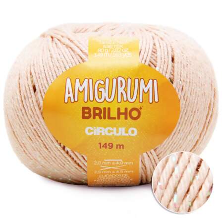 Fio Amigurumi Brilho Circulo 149mts