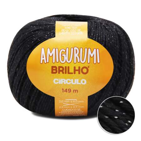 Fio Amigurumi Brilho Circulo 149mts