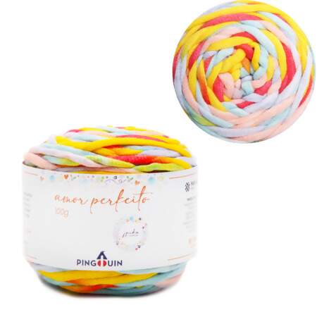 Fio Amor Perfeito Pingouin 100g - Coleção Jardim de Inverno