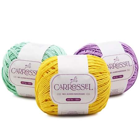 Fio Carrossel para Amigurumi Neofios 135mts