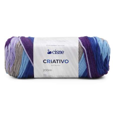 Fio Criativo Mesclado Cisne 100g