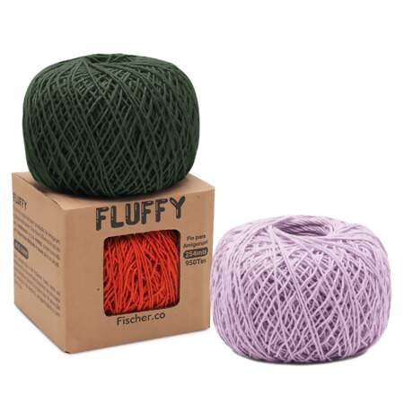 Fio Fluffy para Amigurumi Fischer com 254mts