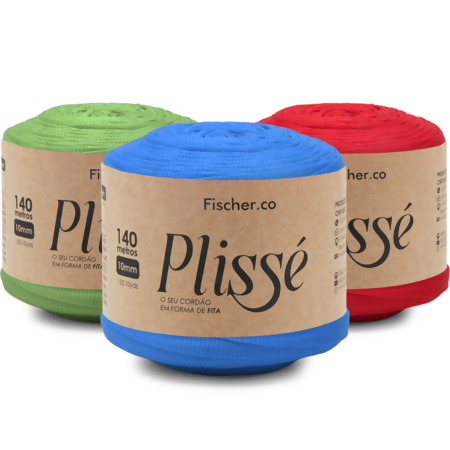 Fio Fita Plissé Fischer 10mm 140mts