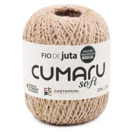 Fio de Juta Cumaru Soft Castanhal 10/2 200g