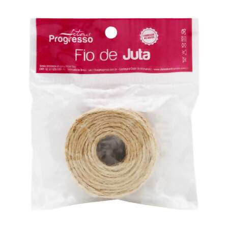 Fio de Juta Progresso JF001-003 001 Natural com 20mts