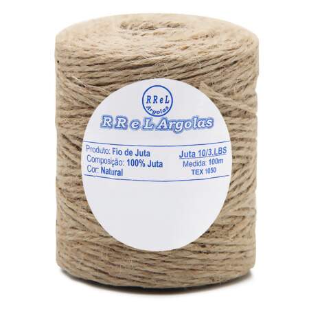 Fio de Juta RREL 10/3 LBS 100mts