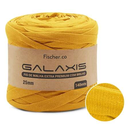 Fio de Malha Extra Premium Galaxis Brilho Fischer 25mm 140mts FL