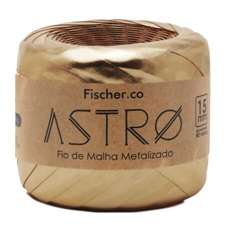 Fio de Malha Metalizado Astro Fischer 15mm com 80mts