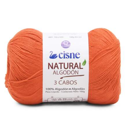 Fio Natural Algodón Cisne com 3 Cabos 100g FL