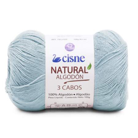 Fio Natural Algodón Cisne com 3 Cabos 100g FL
